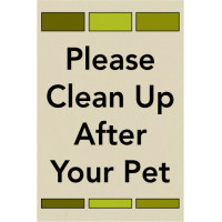 Cutting Edge Green Tones Sign