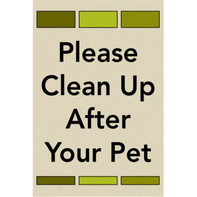 Cutting Edge Green Tones Sign