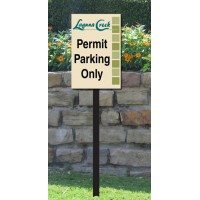 Custom Permit Parking Only Sign