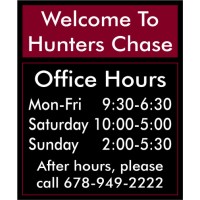 Vertical Hours Plaque
