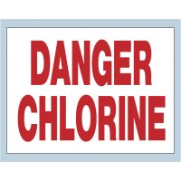 Danger Chlorine Sign