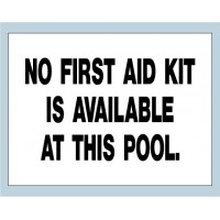 No First Aid Kit Sign