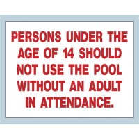 Adult Supervision Sign