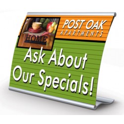 Counter Top Sign Frames