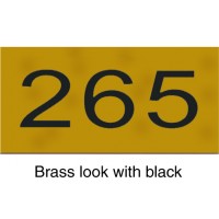 2 x 4 Engraved Door Number
