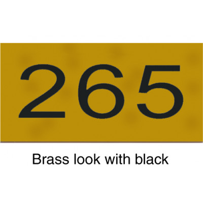 2 x 4 Engraved Door Number