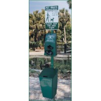 Pet Station with Polyethene Receptacle