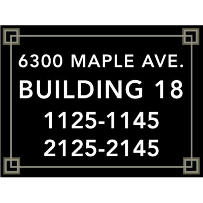 Large  Building Number