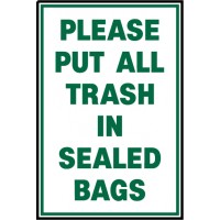 Trash Bag Sign