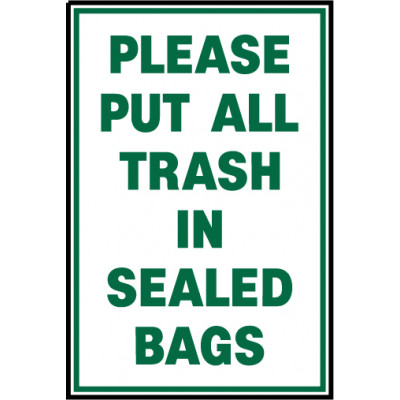 Trash Bag Sign