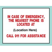 Phone Location Sign