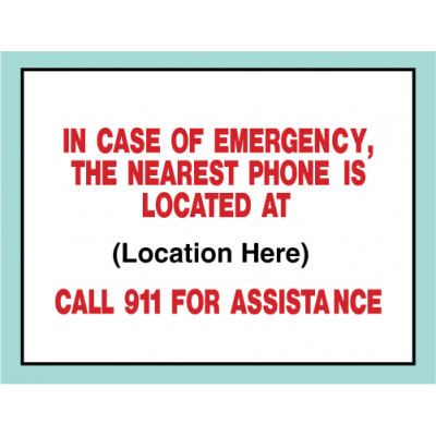 Phone Location Sign