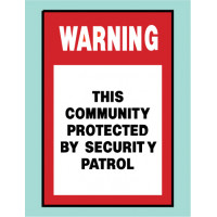 Community Protected Sign