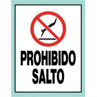Spanish Universal No Diving Sign