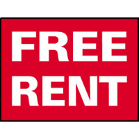 Big Ole Red Free Rent Sign