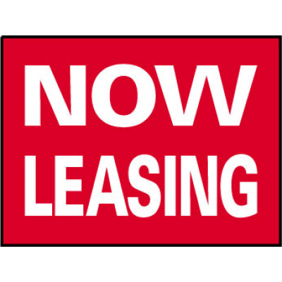 Big Ole Red Now Leasing Sign