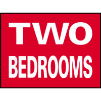 Big Ole Red Two Bedroom Sign