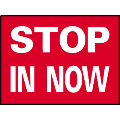 Big Ole Red Stop In Now Sign