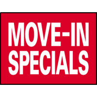 Big Ole Red Move In Specials Sign