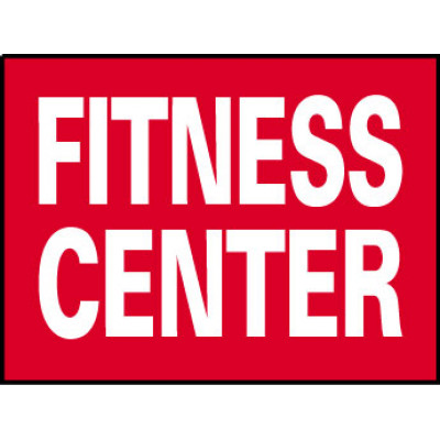 Big Ole Red Fitness Center Sign