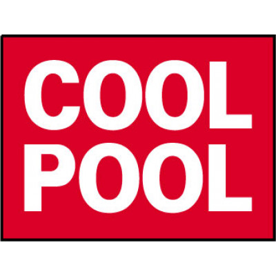 Big Ole Red Cool Pool Sign