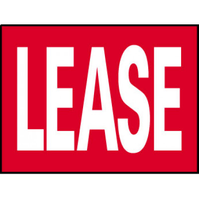 Big Ole Red Lease Sign