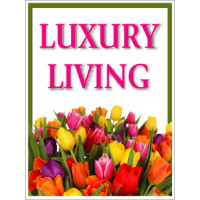 Bouquet Luxury Living Sign
