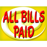Bright and Bold All Bills Paid Sign