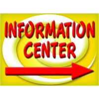 Bright and Bold Information Center Sign