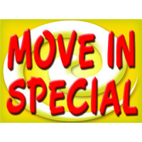 Bright and Bold Move In Sign