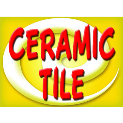 Bright and Bold Ceramic Tile Sign