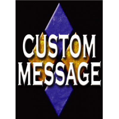 Diamond Dazzler Sign Blue