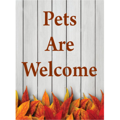 Fall Gate Pet Sign