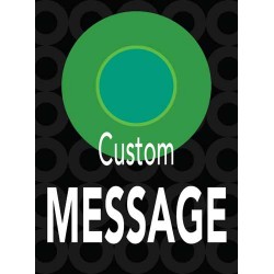 Focus Green Big Circle  Sign
