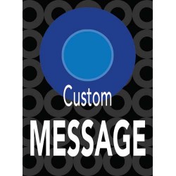 Focus Blue Big Circle Sign