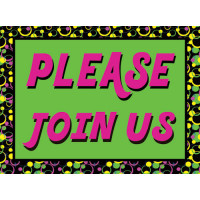 Invite Join Us Sign