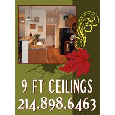 Live Smart Ceiling Sign