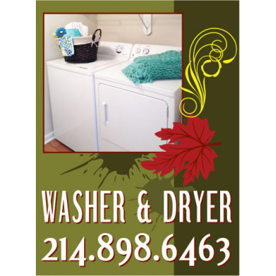 Live Smart Washer Sign