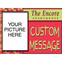 Orange Pedal Pusher Custom Sign
