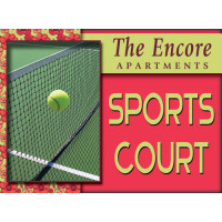 Orange Pedal Pusher Sports Court Sign