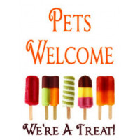 Popsicles Pets Welcome Sign
