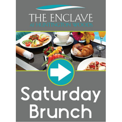 To The Point Brunch Sign