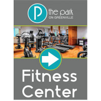 To The Point Fitness Sign