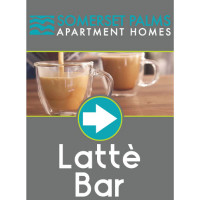 To The Point Latte Sign