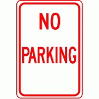 No Parking Sign