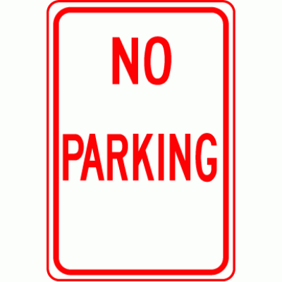 No Parking Sign