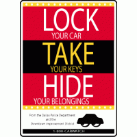 Lock Take Hide Sign